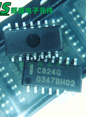 贴片 UPC824G2-E2 C824G 芯片 SOP-14 进口原装正品