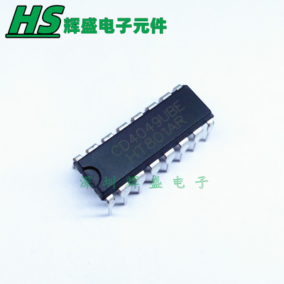 直插 CD4049UBE CD4049 DIP-16 缓冲器逆变器 全新正品