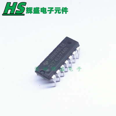 SN74LS74AN 74LS74 双D触发器/ DIP-14 全新