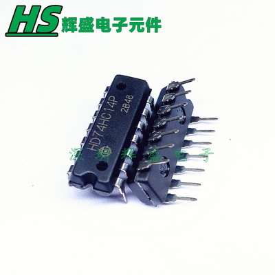HD74HC14P 74HC14 直插DIP14 高速CMOS器件 全新进口原装