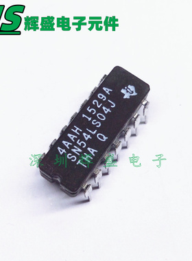SN54LS04J CDIP-14 反相器IC 6通道 全新原装正品