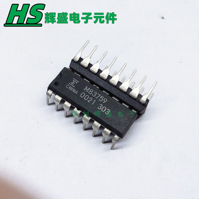 直插 MB3759 MB3759P DIP-16 开关式稳压控制 电源管理 进口原装