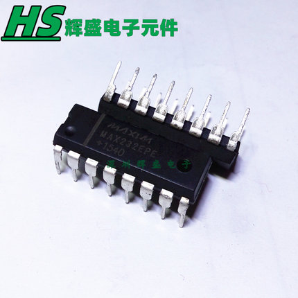 直插 MAX232CPE MAX232EPE RS-232接口IC DIP-16 全新正品