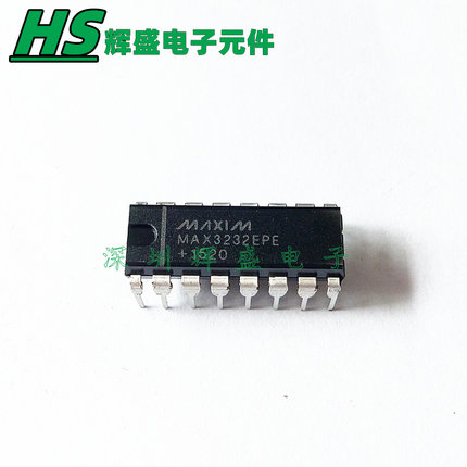 MAX3232EPE DIP 收发器 RS-232 代替SP3232EEP驱动芯片 全新原装