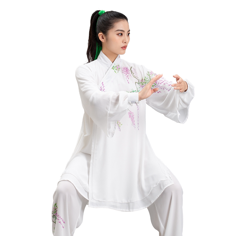 言一女2022手绘汉服太极服定制