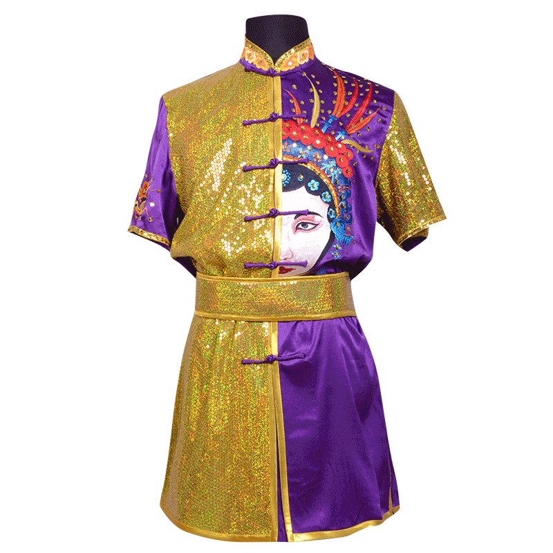 言一男2022个性刺绣武术服定制