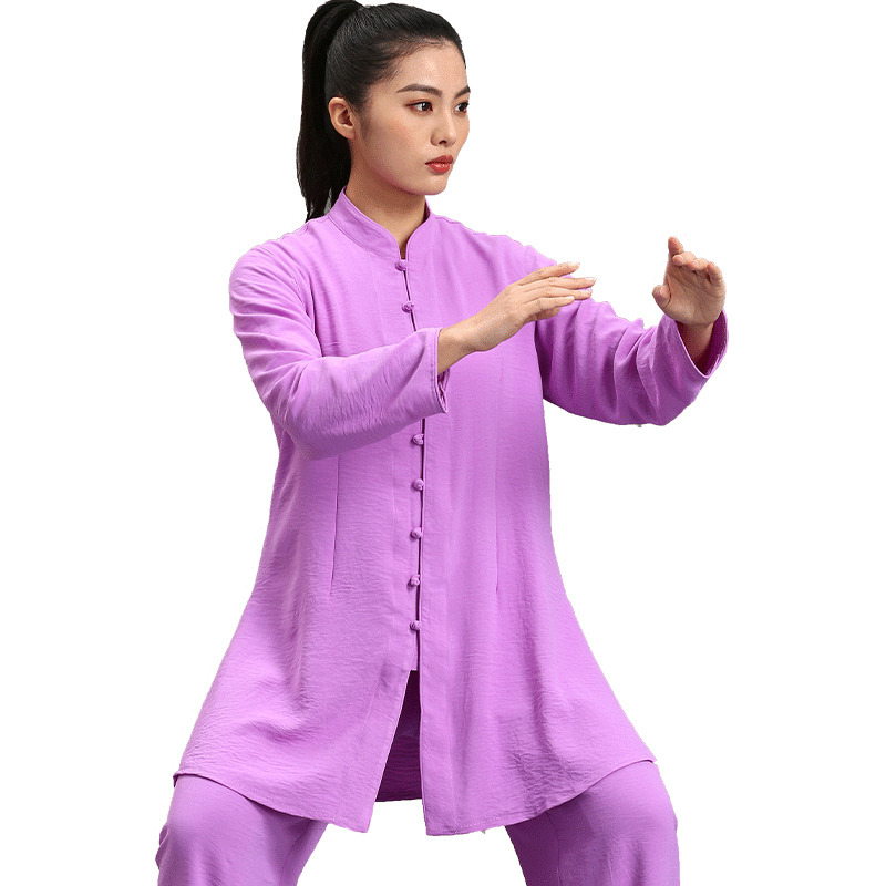 言一太极服女新款飘逸夏季女装服装太极拳练功服夏款高端私人定制