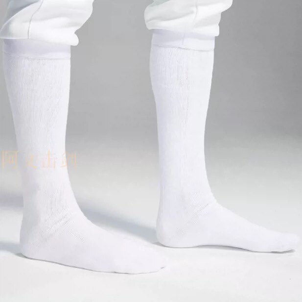 유럽 미국으로 수출되는 친환경 펜싱양말 스타킹 두꺼워진 무릎높이 검양말 신형 땀흡수 타올양말