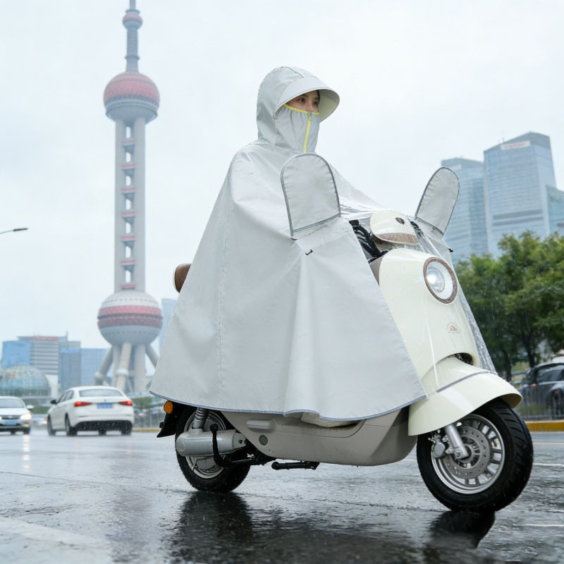 2026新款电动车雨衣加大加长防暴雨全身女时尚摩托车电车骑行雨披