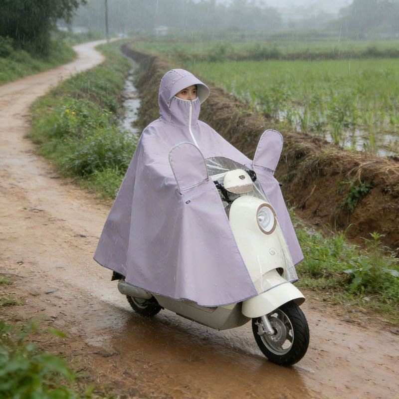 雨披2026新款电动车雨衣加大加长防暴雨全身女时尚摩托车电车骑行