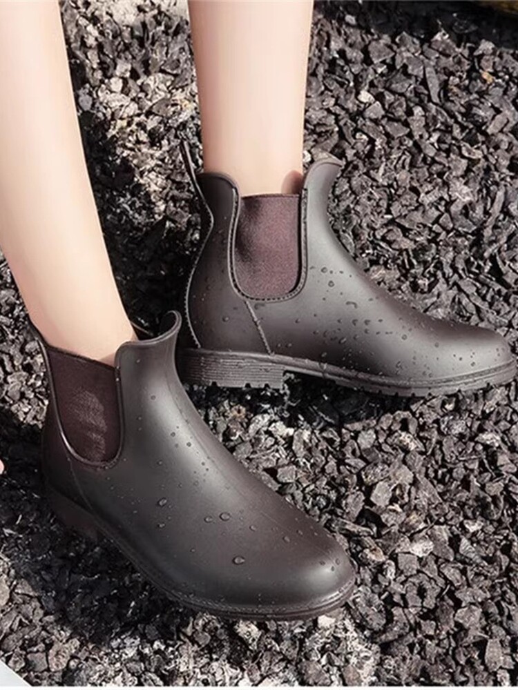 SIZE 43 MENS AND WOMENS RAIN BOOTS COTTON SLEEVE HIGH RAIN BOOTS INNER SLEEVE SOCK COVER MEDIUM PILE VELVET WARM WATER SHOES INNER COUPLE SHOE COVER