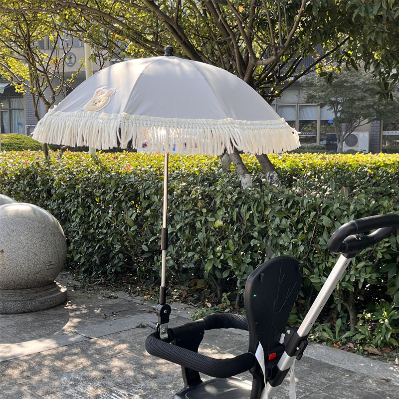 公主伞花边童车伞婴儿女宝遮阳伞儿童伞防紫外线新款创意晴雨两用