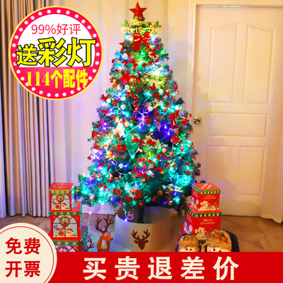 2025年新款圣诞树家用客厅落地摆件加密ins风节日布置圣诞节装饰