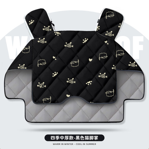 电动车挡风被四季通用双面防水冬季加绒加厚电瓶摩托车中厚防风罩