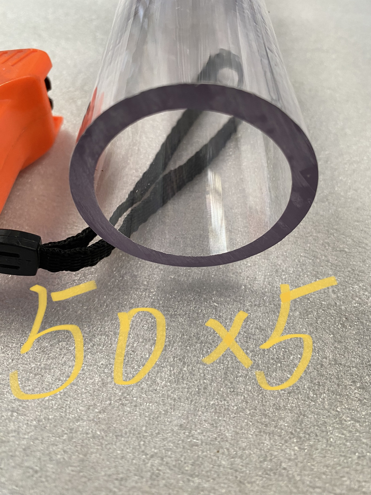 透明pc管50*5*1000mm一米价