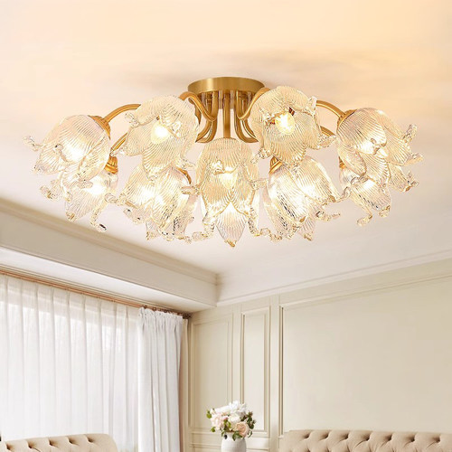 法式中古高级感2025新款客厅灯