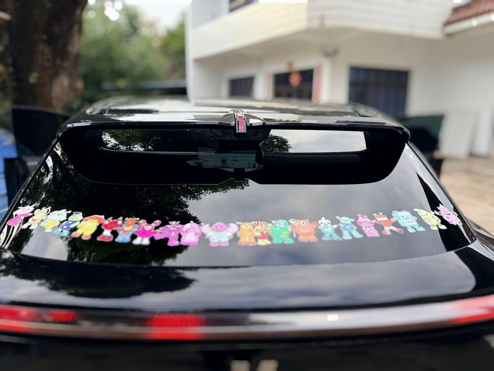 汪苏泷22个怪兽车贴朋友素龙贴纸演唱会汽车应援贴小怪物装饰贴纸