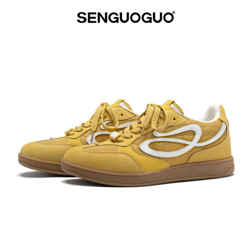 森果果6.2CM内增高/厚底德训鞋