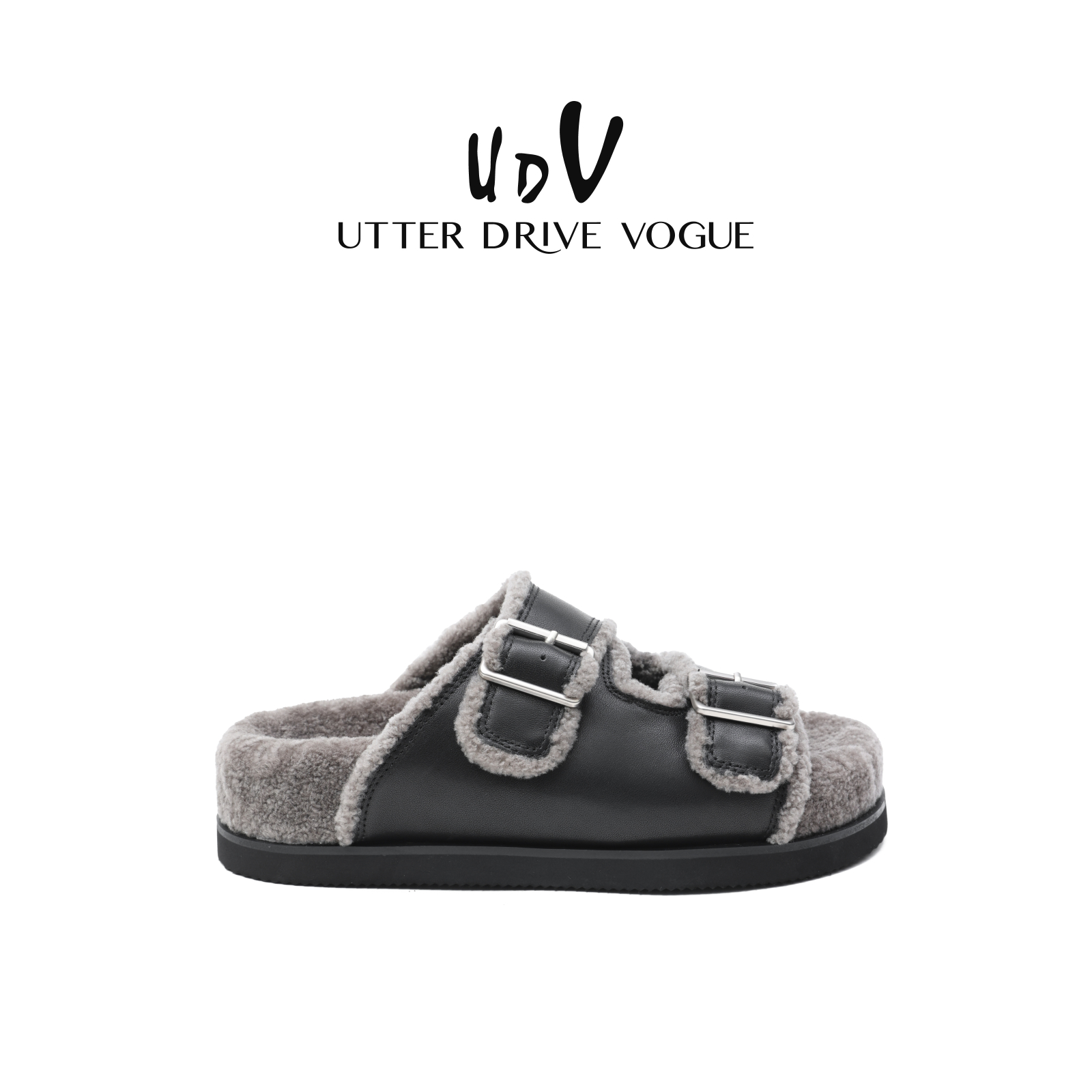UDV皮毛一体博肯风毛毛鞋