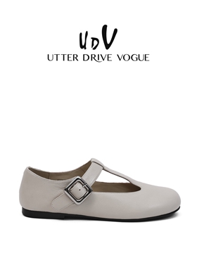UDV羊皮勃肯鞋女2025夏季新款玛丽珍单鞋平底复古反绒皮舒适软底