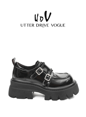 UDV设计师款厚底乐福鞋女2025秋季新款真皮英伦小皮鞋学院风单鞋