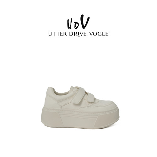 UDVUDV厚底增高百搭小白鞋女