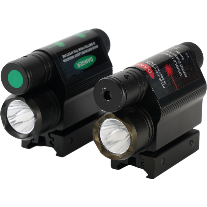 跨境T6战术红绿外线点下挂激光手电一体瞄准器瞄准镜Laser Sight