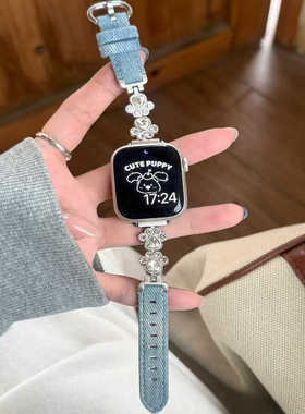 iwatch苹果表带甜系猫爪爆闪 适用iwatchS11/10/9/8/7/SE