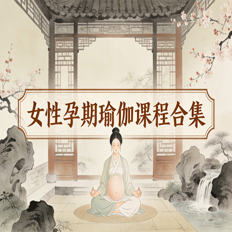 女性孕期瑜伽课程合集瑜伽安全姿势瑜伽动作教学孕妇妊娠瑜伽怀孕