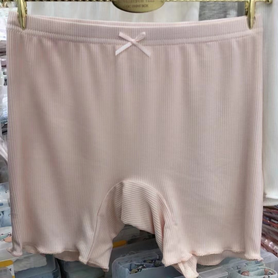 女童纯色莫代尔弹力防走光安全裤