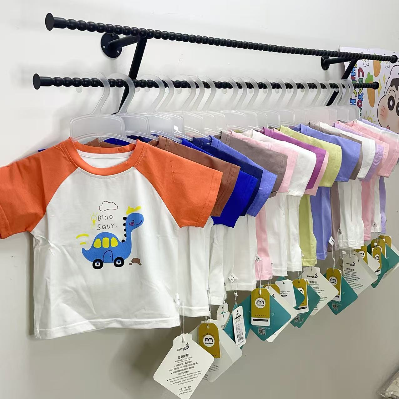 男女孩小童纯棉夏季单件短袖T恤