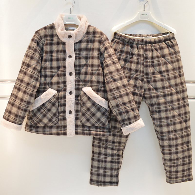 保暖舒适夹棉家居服品牌女士