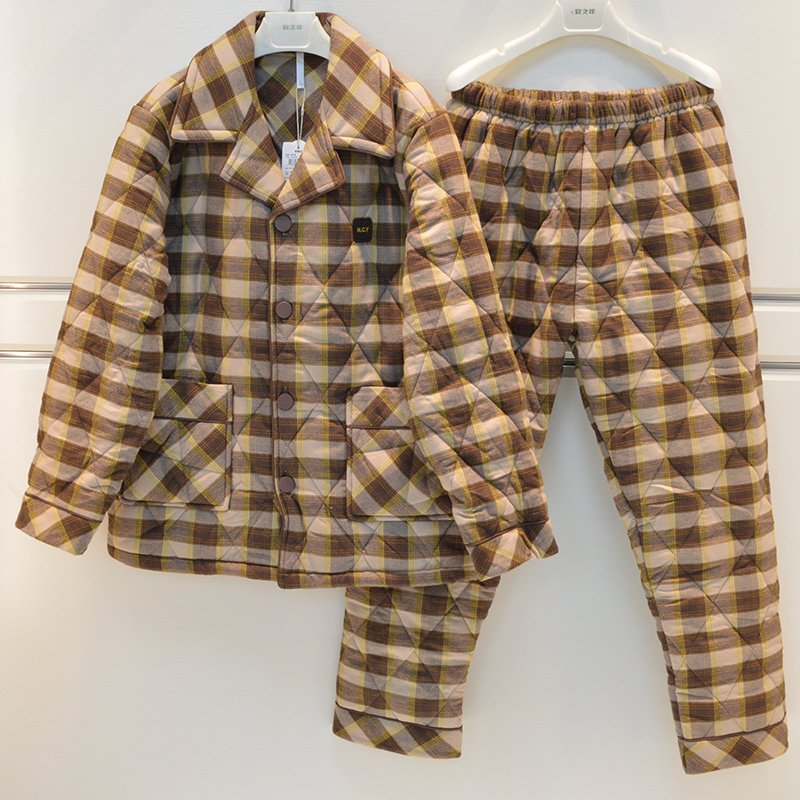 睡衣加厚冬季男士棒球服安之伴