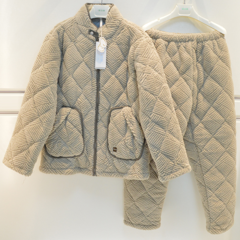 舒适时尚夹棉家居服妮可雅男士