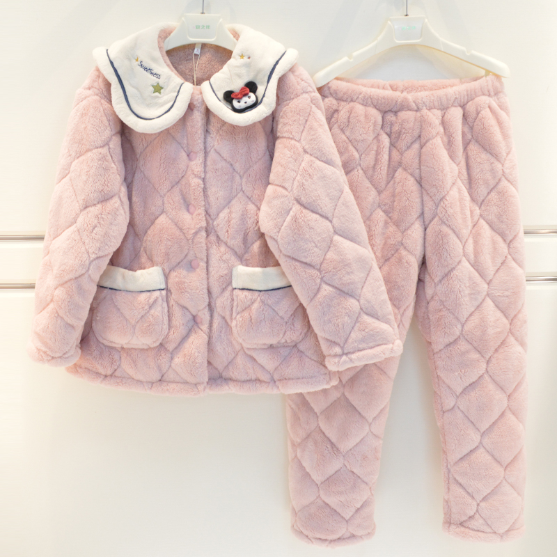 家居服夹棉家居服安之伴女士