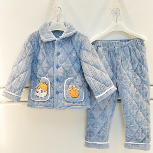 儿童保暖睡衣家居服妈咪印象冬季