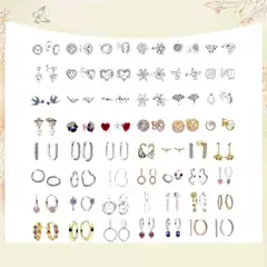 Cinderella Pumpkin Carriage Heart Sapphire Earrings Light Luxury High-End Earrings Hollow Earrings