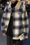DSA090-my925羊羔毛加厚保暖大码棉衣男宽松棉服，男装棉衣，电商A089-1