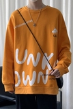 2021春季短句港风卫衣男圆领套头ufo印花大码衣服WY02，男装卫衣，电商A089-1