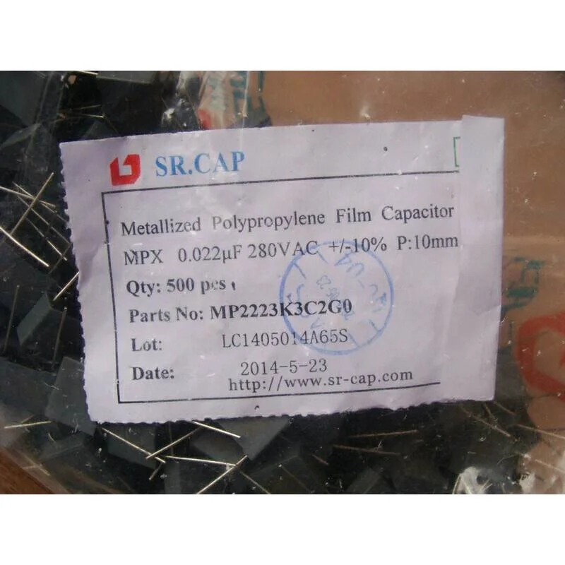 非实价议价议价0.22uf/280V电容每包500PCS，间距10mm。非实价议