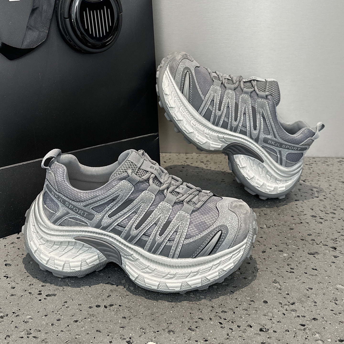 欧货厚底老爹鞋女2026春季新款爆款复古小个子增高机能运动休闲鞋,女鞋,时尚休闲鞋,淘宝优惠券,粉丝福利购,淘宝优惠卷