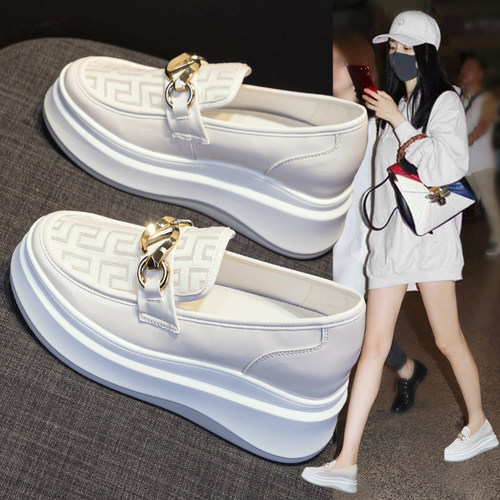 真皮小个子内增高女鞋2026年新款