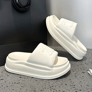 厚底增高拖鞋女夏外穿2026新款绝美超火松糕软底不累脚巨好看凉拖