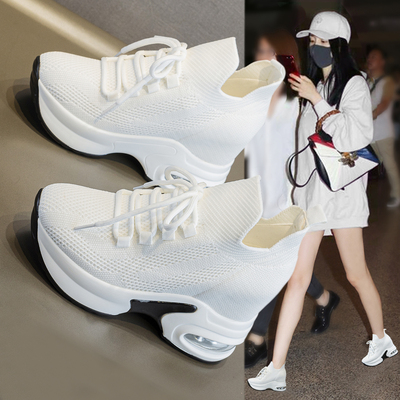 内增高小白鞋女2026秋季新款百搭