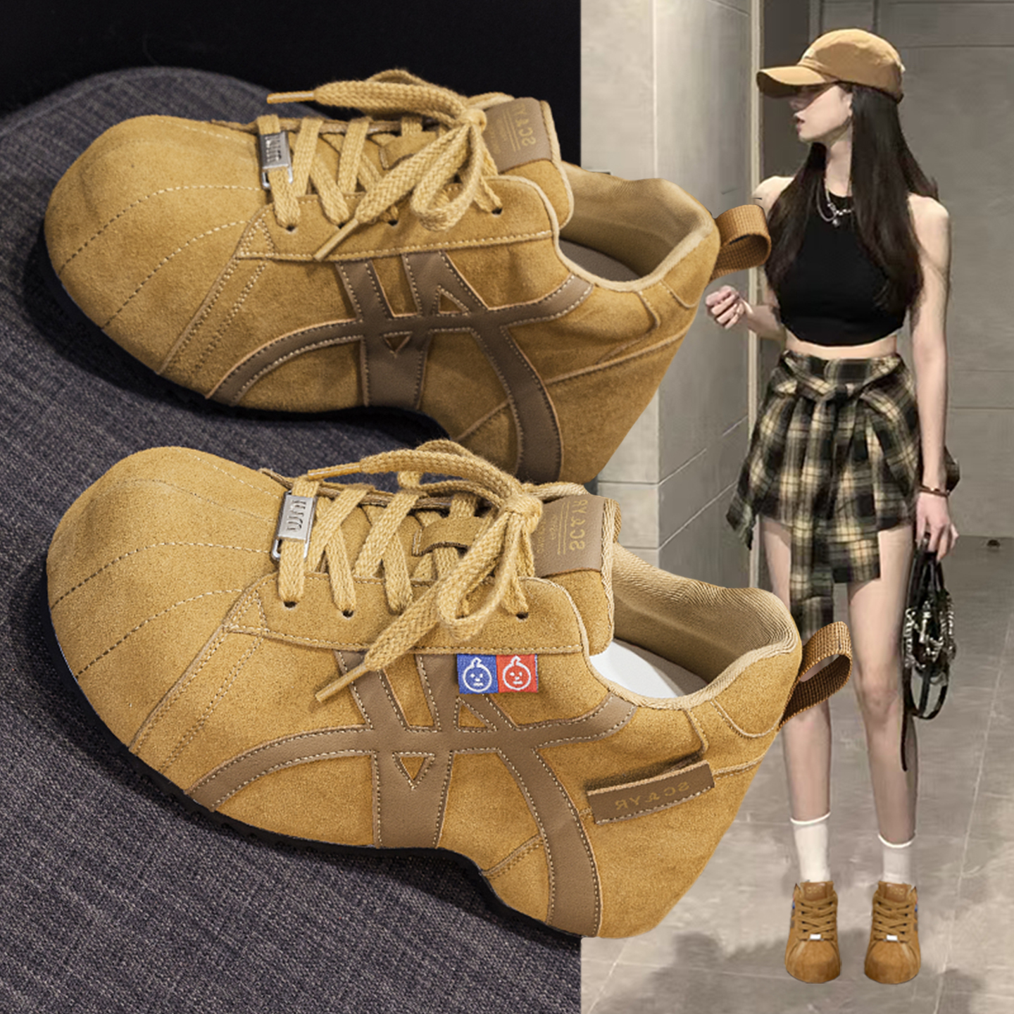 全包内增高勃肯鞋女2025新款爆款