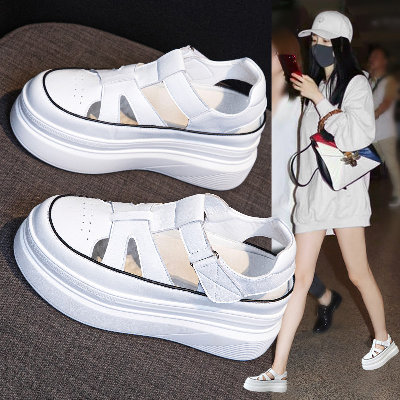 包头罗马洞洞凉鞋女2026新款夏季