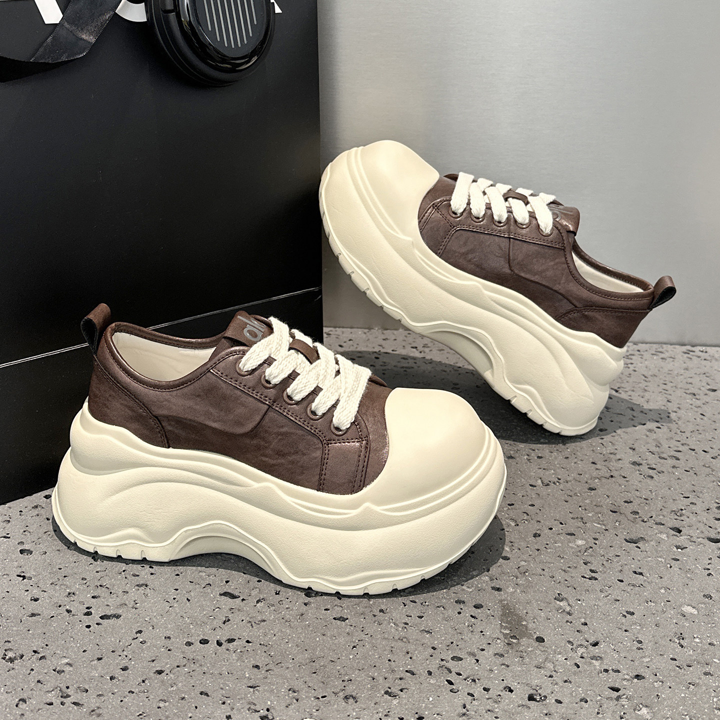 厚底巨好看老爹鞋女2025秋季新款爆款超火小个子增高运动休闲女鞋,女鞋,时尚休闲鞋,淘宝优惠券,粉丝福利购,淘宝优惠卷