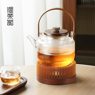 暖茶炉茶壶底座煮茶器蜡烛加热花茶保温提梁壶温茶器酒店餐厅 中式