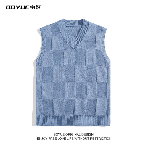 BOYUE帛跃宽松秋冬季毛衣背心