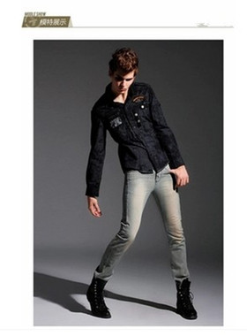 TG专柜正品休闲时尚黑色格子男款春秋全棉舒适衬衣86073516G